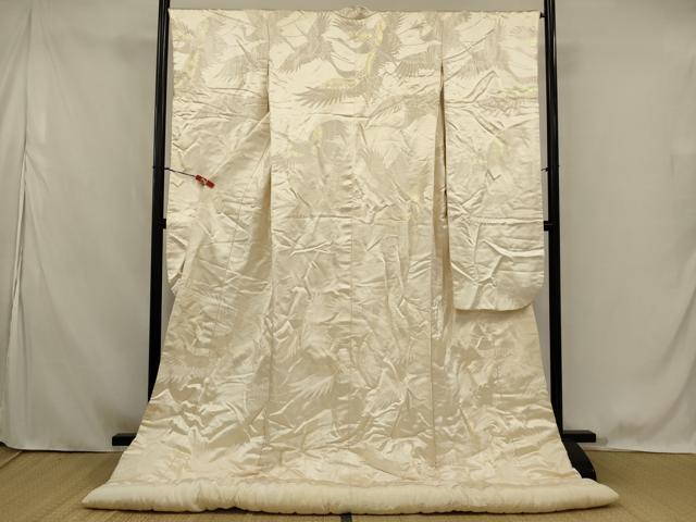 平和屋本店●白打掛 白無垢 和装 婚礼 結婚式 花嫁 神社挙式 唐織 飛鶴文 逸品 AABK...