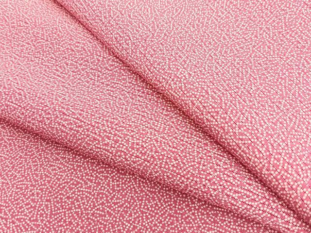 平和屋着物＊夏物 江戸小紋 絽 家内安全 正絹 逸品 BAAS7144pk