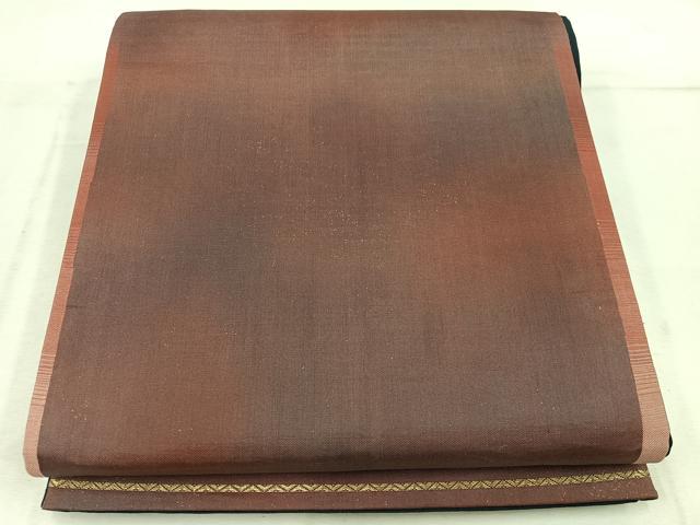 平和屋着物◎太鼓柄袋帯　幾何学文様　正絹　逸品　BAAW1495mz