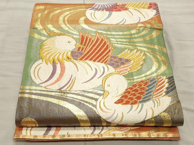 ■■■　サイズ　■■■ 長さ 420cm 幅 30.5cm程 ■■■　商品詳細　■■■ 【正絹】 詳細に関しましては、画像をご確認ください。 大変上質な逸品になります。 お安く出品致しますので、是非この機会にいかがでしょうか？ ■■■　注意...