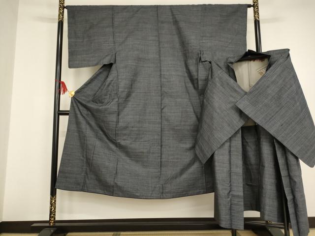 平和屋着物■男性 本場大島紬 アンサンブル 100亀甲 総詰め 正絹 逸品 AAAS8457ja
