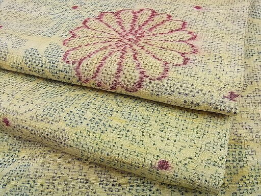 平和屋着物■上質な紬 菊尽くし 逸品 n-kg2344 平和屋着物■上質な紬 菊尽くし 逸品 n-kg2344