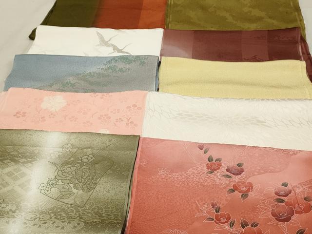 平和屋着物★和装小物 上質な帯揚げ 10枚セット 逸品 DAAM7805qa