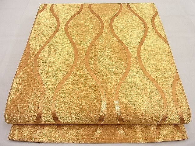 平和屋着物■六通柄袋帯 立涌文 金糸 逸品 n-ip1209