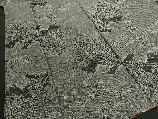 平和屋着物■本場大島紬 9マルキ 風景花文 正絹 逸品 BAAR9049pk 平和屋着物■本場大島紬 9マルキ 風景花文 正絹 逸品 BAAR9049pk