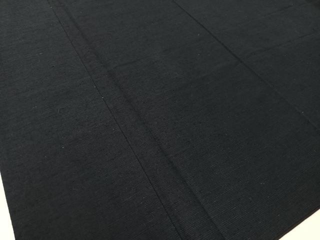 平和屋着物●男性　紬　アンサンブル　留紺色　正絹　逸品　CABC2724vp