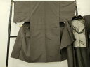 平和屋着物●男性 紬 アンサンブル 霞文 正絹 逸品 DAAM2437fe