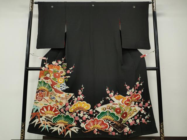ミ*️様 ¨̮⃝ 大正ロマン アンティーク 紅白鶴 黒留袖 鶴丸 antique 楽天市場】大正ロマン 留袖の通販