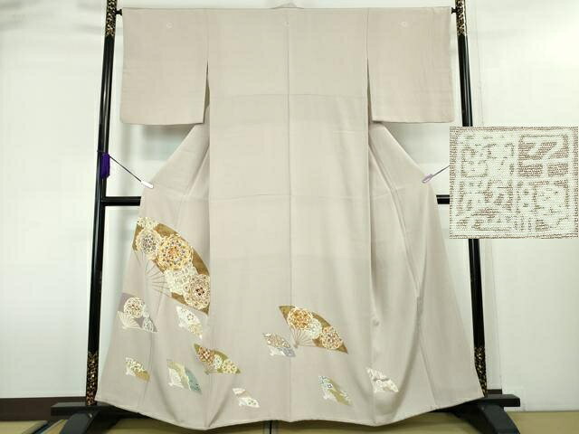 k0289 美品 逸品 千總 宝尽くし 刺繍入り 比翼付き 正絹 留袖☆