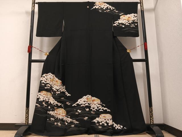 ■■■　サイズ　■■■ 身丈 164cm（肩から） 裄丈 64cm 袖丈 47.5cm　縫込み 4.5cm 袖幅 32cm 前幅 24.5cm 後幅 29cm 着物縫いこみ 内揚げ 2cm 裄 お袖側 約3cm　身頃側 約3cm ■■■　商...