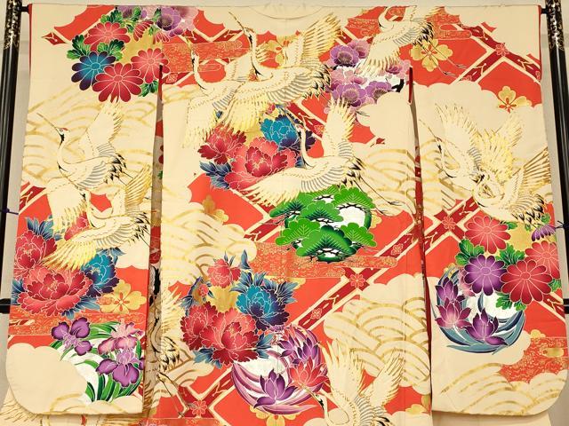 平和屋本店●色打掛 和装 婚礼 結婚式 花嫁 神社挙式 駒刺繍 飛鶴草花丸文 金銀彩 ...