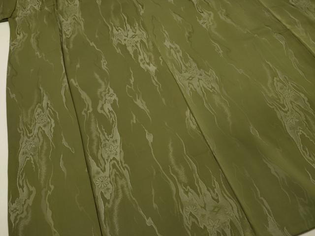 平和屋着物■上質な小紋 流水花文 正絹 逸品 DABI3701ya