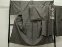 平和屋着物●男性 本場大島紬 アンサンブル 100亀甲 総詰め 正絹 逸品 CAAS9327th