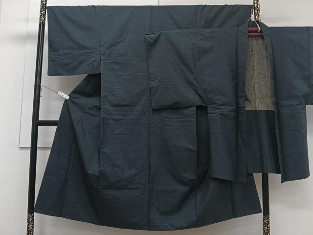 平和屋着物■男性 本場大島紬 アンサンブル 霞文 正絹 逸品 CABE0572xi