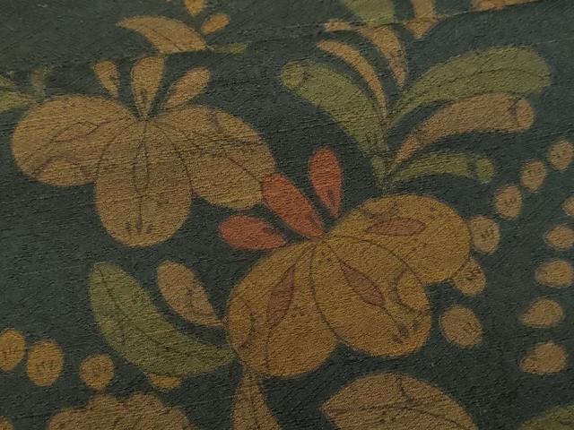 平和屋着物■上質な小紋　紬地　辻が花　正絹　逸品　CAAX5334fb