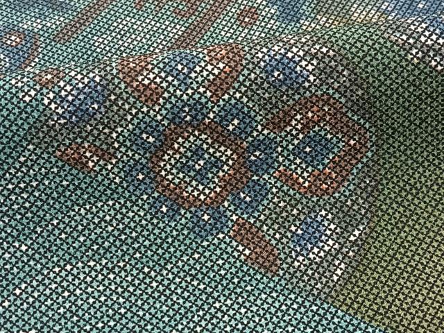 平和屋着物■上質な小紋 正倉院花文 正絹 逸品 CAAZ1682xe