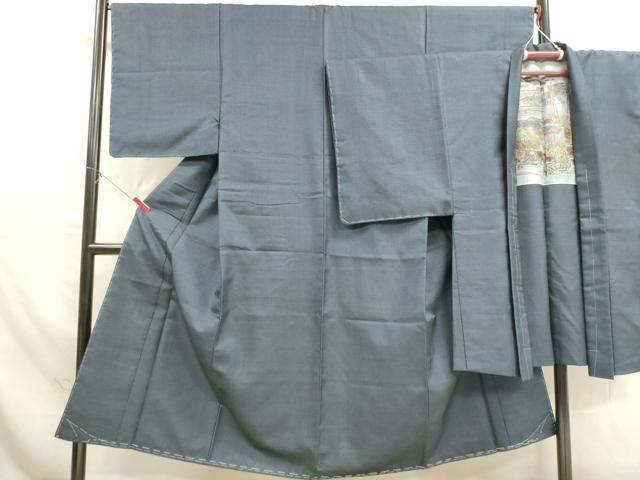 平和屋着物■男性 本場大島紬 アンサンブル 亀甲柄 総詰め 正絹 逸品 DAAM2539tw