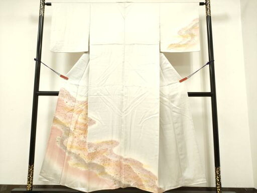 平和屋着物●訪問着 刺繍 吹き寄せ花文 暈し染め 金彩 正絹 逸品 DAAP7562yyy 平和屋着物●訪問着 刺繍 吹き寄せ花文 暈し染め 金彩 正絹 逸品 DAAP7562yyy
