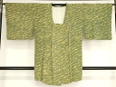 平和屋着物■道行コート 斜縞 ロング丈 正絹 逸品 AAAO9675bw