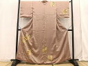 平和屋着物■豪華色留袖 駒刺繍 色紙重ね花文 金彩 逸品 BAAK9290yc