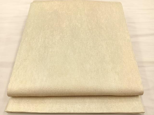 平和屋着物＊夏物　六通柄袋帯　霞文　金糸　正絹　逸品　BAAT3028hv