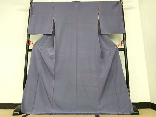 平和屋着物■上質な色無地 滅紫色 ロング丈 正絹 逸品 AAAT0251zg 平和屋着物■上質な色無地 滅紫色 ロング丈 正絹 逸品 AAAT0251zg