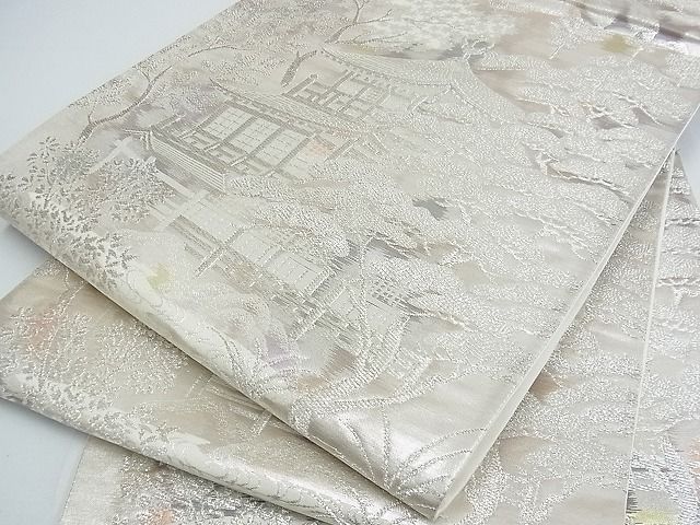 平和屋着物■六通柄袋帯　古京錦　二重引箔　逸品　ox3421