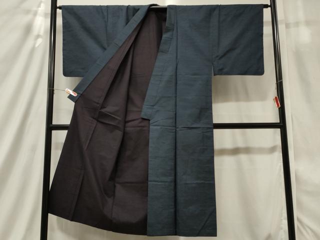 平和屋着物■男性　本場大島紬　80亀甲　総詰め　正絹　逸品　CAAY2081in