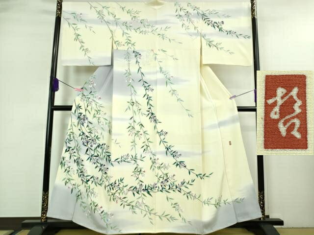 ■■■　サイズ　■■■ 身丈 157cm（肩から） 裄丈 68cm 袖丈 48.5cm　 縫込み 4.5cm 袖幅 35.5cm 前幅 25cm 後幅 30.5cm 着物縫いこみ 内揚げ 9.5cm 裄 お袖側 約 2cm　身頃側 約 3c...