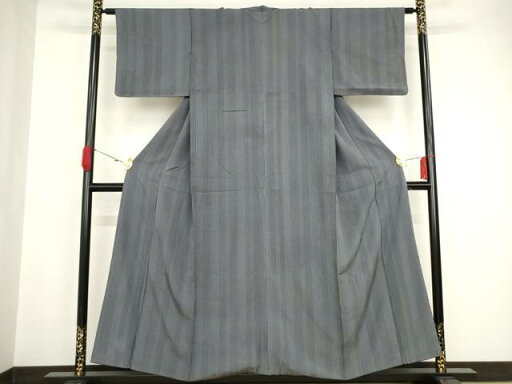 平和屋着物■上質な小紋 縞 正絹 逸品 AAAT7638ma 平和屋着物■上質な小紋 縞 正絹 逸品 AAAT7638ma