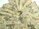 平和屋本店■最高級 明綴れ 袋帯 蜀江花文 金糸 逸品 DZAA5855kh5