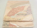 平和屋着物◎六通柄袋帯 地神重ね吉祥花文 金糸 逸品 DAAC3003mz