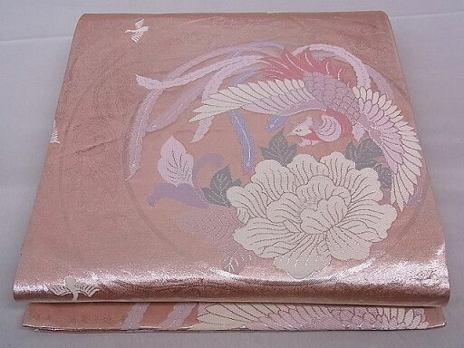 平和屋着物■六通柄袋帯 鳳凰草花丸 逸品 dy6086 平和屋着物■六通柄袋帯 鳳凰草花丸 逸品 dy6086
