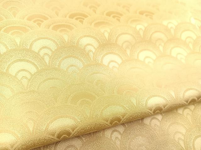 Full-Length Under-Kimono - 平和屋着物■上質な小紋　青海波文　暈し染め　正絹　逸品　BAAW8436yc