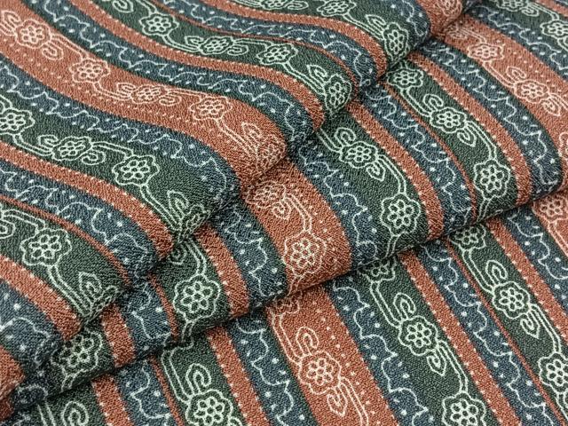 平和屋着物▽小紋単衣花間道洗える着...