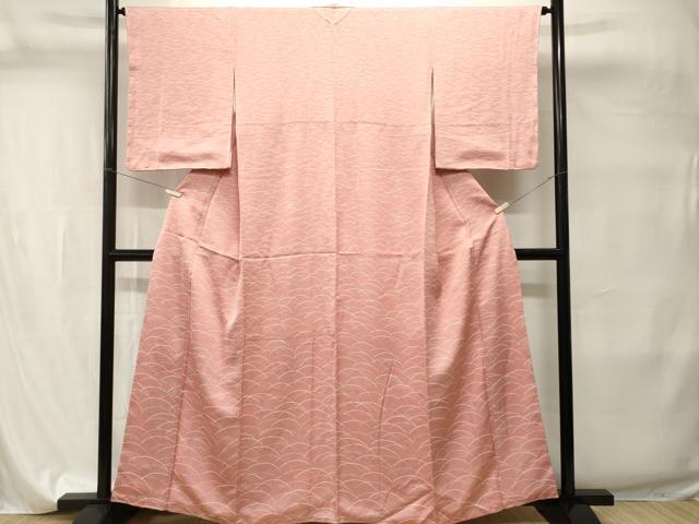 平和屋の平和屋着物■上質な小紋 芝草文 正絹 逸品 CABI7728ev｜アングル2