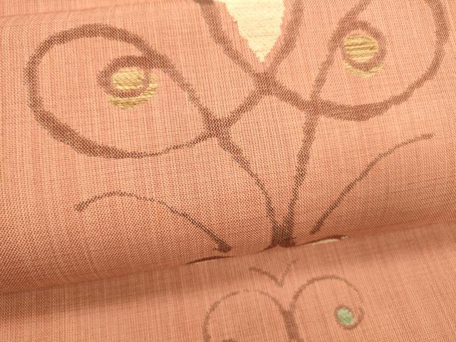 平和屋の平和屋着物＊夏物 八寸名古屋帯 唐織 抽象文様 正絹 逸品 DABC8676cm｜アングル3