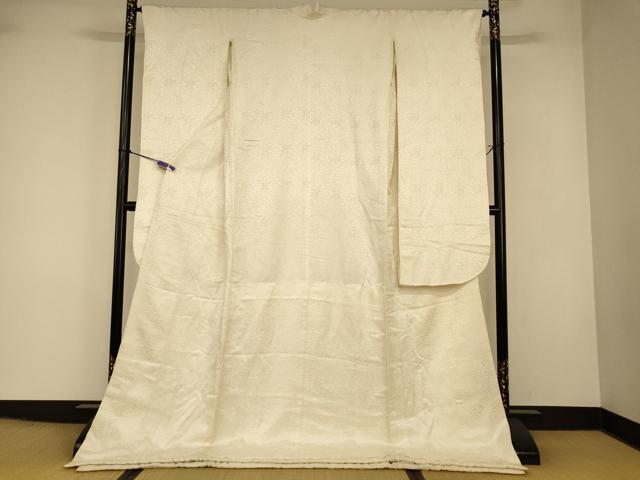 平和屋本店●掛下　打掛　和装　婚礼　花嫁　結婚式　神社挙式　紗綾形草花地紋　逸品　AABJ2914fw