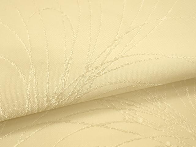 平和屋着物＊夏物　六通柄袋帯　露芝　銀糸　正絹　逸品　DAAR6948cm