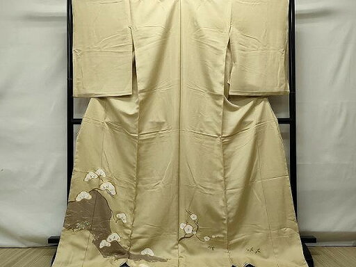 平和屋着物■訪問着 仮絵羽 駒刺繍 枝梅文 金彩 逸品 未使用 CAAP6622yk 平和屋着物■訪問着 仮絵羽 駒刺繍 枝梅文 金彩 逸品 未使用 CAAP6622yk