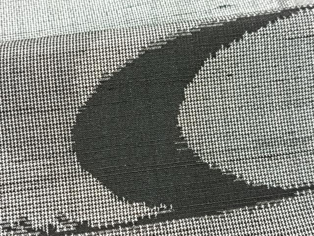 平和屋着物■上質な紬　飛鳥文　黒地　正絹　逸品　CAAZ1738xe