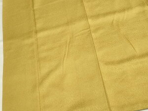 平和屋着物■上質な色無地 霞地紋 玉蜀黍色 正絹 逸品 DAAO6282we