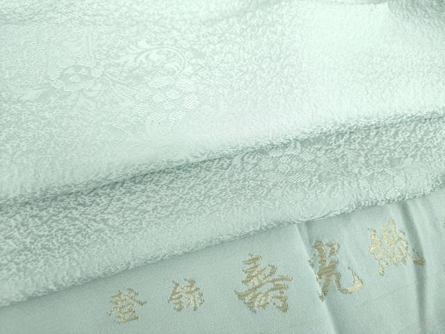 平和屋着物●上質な色無地　寿光織　草花地紋　青磁鼠色　正絹　逸品　未使用　DABD1403ps heiwaya-11123773 平和屋 パッケージ画像