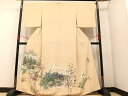 平和屋着物●豪華色留袖 作家物 群鶴風景草花文 暈し染め 正絹 逸品 AAAW0056ph