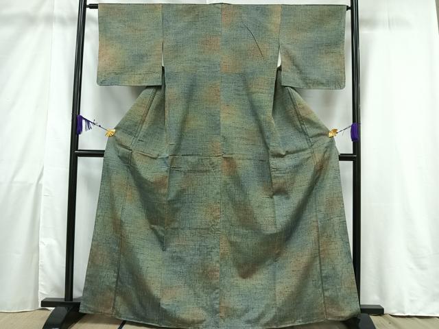 平和屋着物■上質な紬 霞文 暈し染め 正絹 逸品 AAAT8200jh