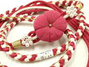 平和屋着物●和装小物 振袖用帯締め 装飾 ちりめん細工 パール 金糸 逸品 未使用 AAAW3376ay
