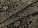 平和屋着物●本場大島紬 一元7マルキ 枝花文 正絹 逸品 AABA4308ph