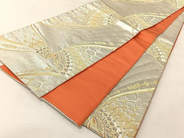 平和屋の平和屋着物◎六通柄袋帯 吉祥花文 金銀糸 正絹 逸品 CABJ6390yk｜アングル3