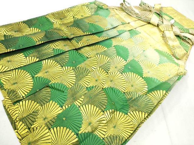 平和屋着物●男性　馬乗り袴　舞台衣装　菊尽くし　金糸　CAAW8107yc