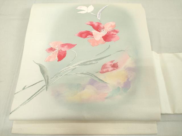 ■■■　サイズ　■■■ 長さ 362cm 幅 33cm程 ■■■　商品詳細　■■■ 【正絹】 詳細に関しましては、画像をご確認ください。 大変上質な逸品になります。 お安く出品致しますので、是非この機会にいかがでしょうか？ ■■■　注意事項...